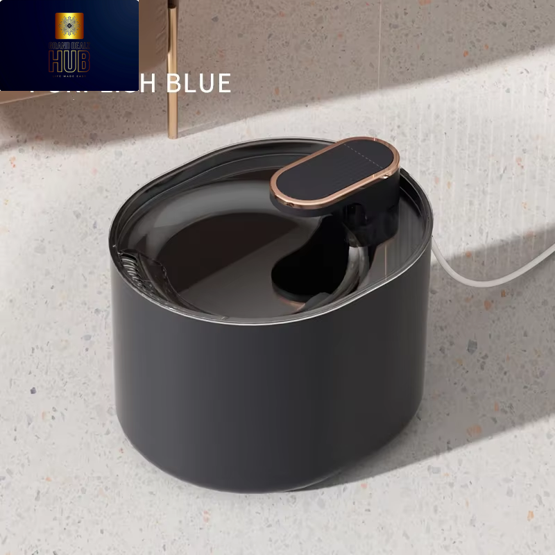 Automatic Pet Water Fountain Indoor Quiet Running Pet Water Dispenser with LED Light Water Feeder Pet Drinking Water Fountain